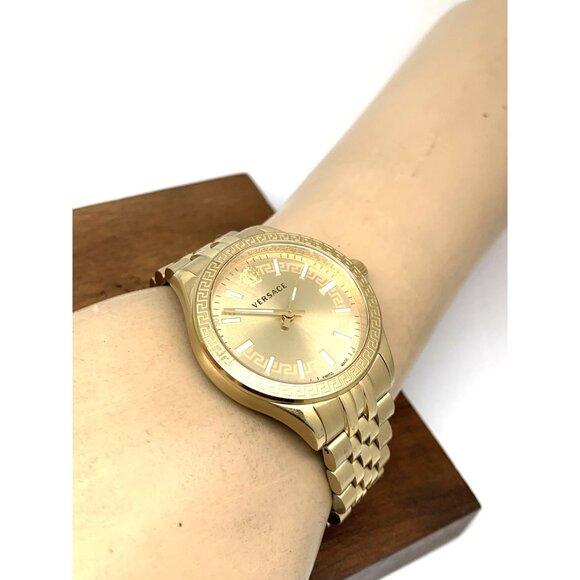 Versace Women\'s Watch VEHU00720 Hellenyium Swiss Quartz Gold Steel 34mm main image 7